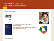 Tablet Screenshot of michaela-pelican.com